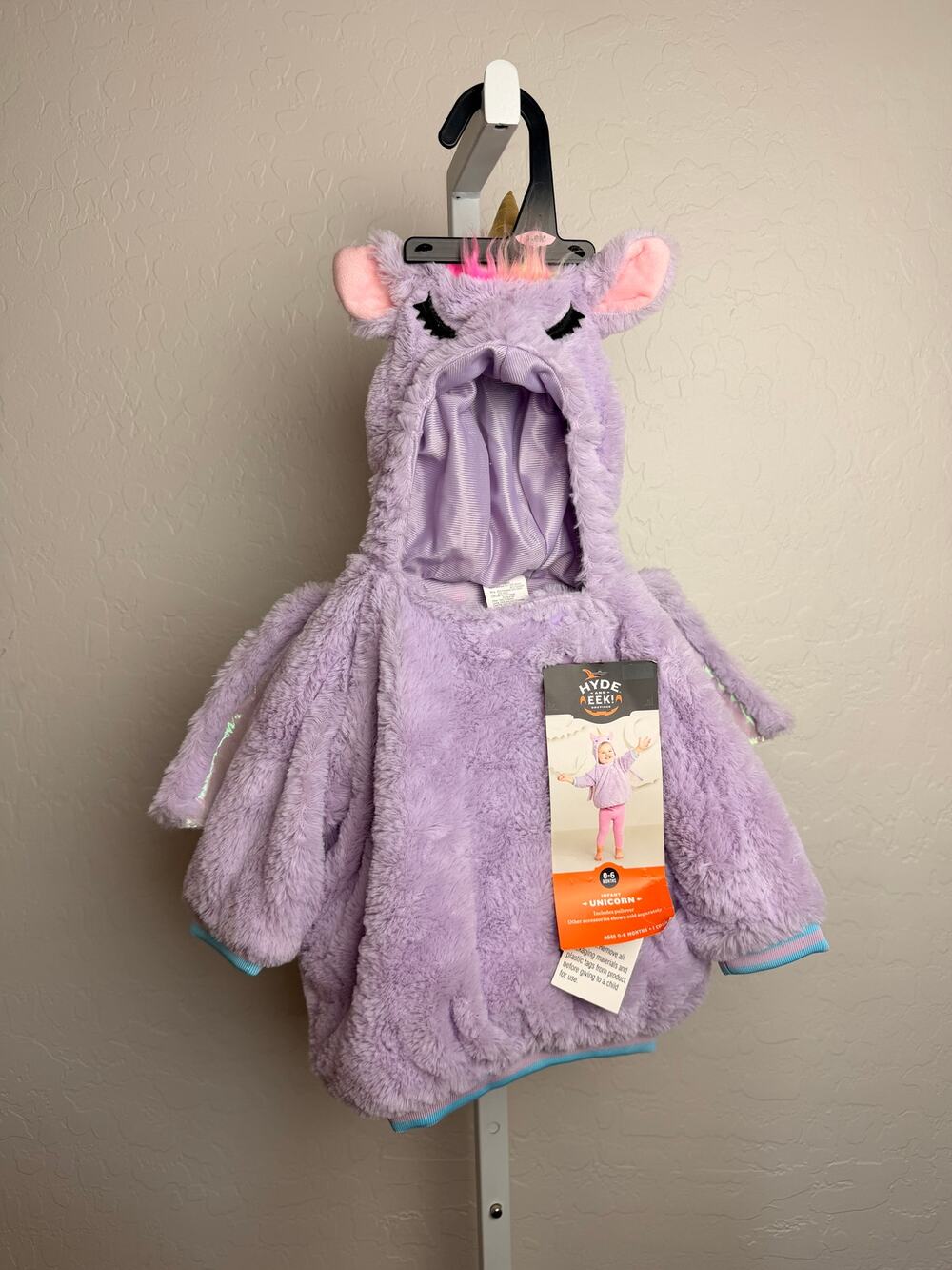 Hyde & EEK! Boutique Infant Unicorn Costume Pullover Purple 0-6 Months NWT
